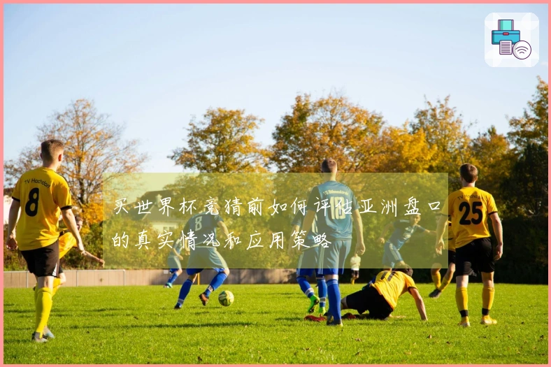 买世界杯竞猜前如何评估亚洲盘口的真实情况和应用策略