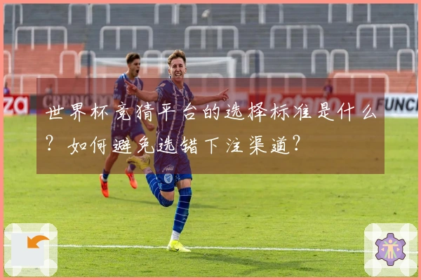 世界杯竞猜平台的选择标准是什么？如何避免选错下注渠道？