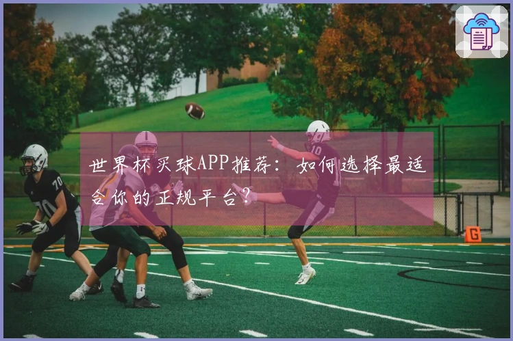 世界杯买球APP推荐：如何选择最适合你的正规平台？