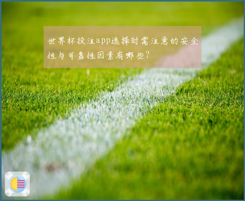 世界杯投注app选择时需注意的安全性与可靠性因素有哪些？